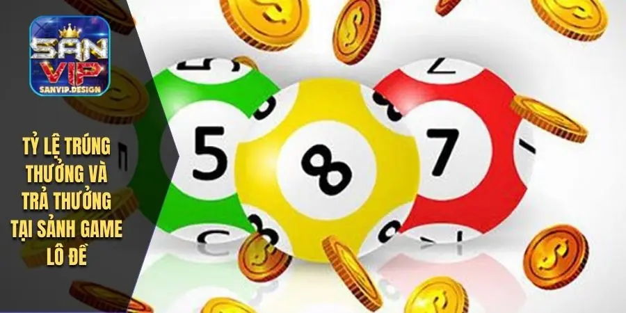 Tỷ lệ trúng thưởng và trả thưởng tại sảnh game lô đề